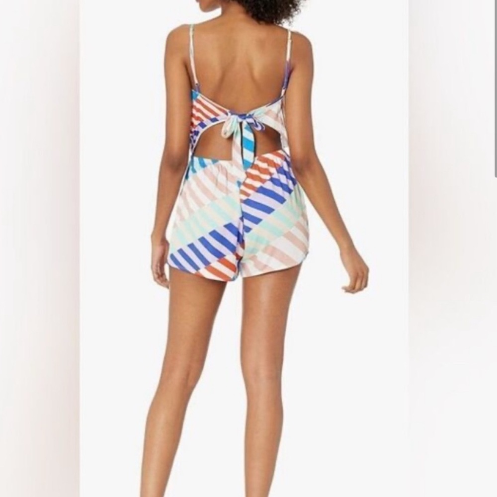 The Bikini Lab Multicolor Striped Romper - Picture 2 of 6